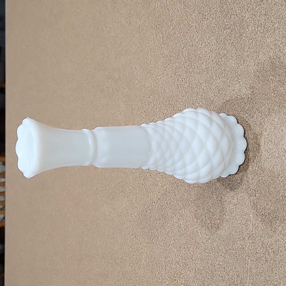 Vintage 9" Milk Glass Bud Vase!!!